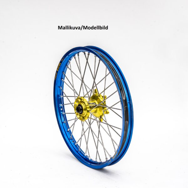 Haan wheel SX&SXF&EXC MODELS 95-15 17-5,00 BLUE RIM/YELLOW HUB