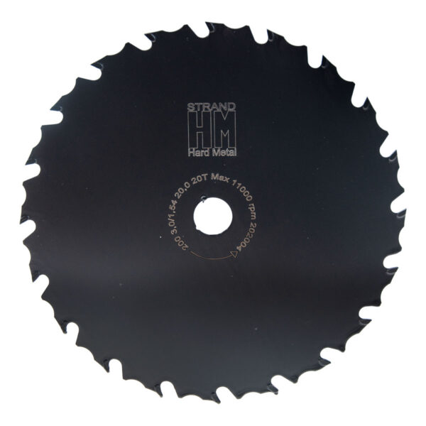 Strand Saw blade Carbide Ø 225mm / Ø 20mm 20 t.