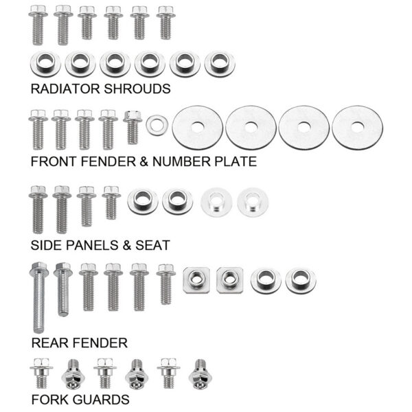 Sixty5 Body Panel Hardware Pack Suzuki