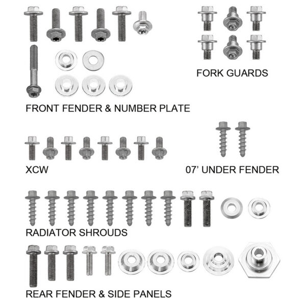 Sixty5 Body Panel Hardware Pack KTM