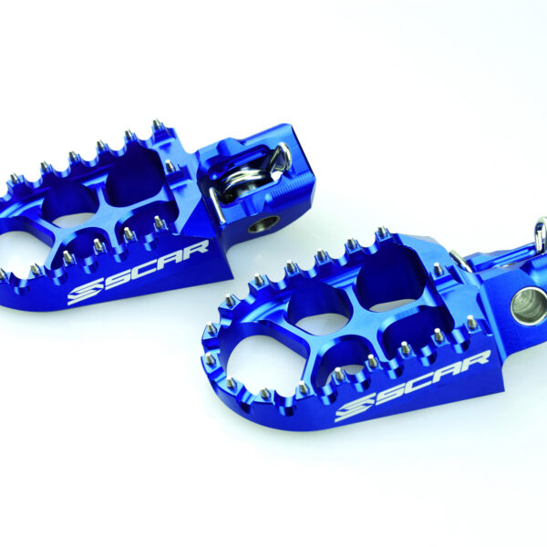 Scar Evolution Footpegs -Ktm/Husq. SX/F 16-22 EXC/F 17-23 SX85 18-24 Blue