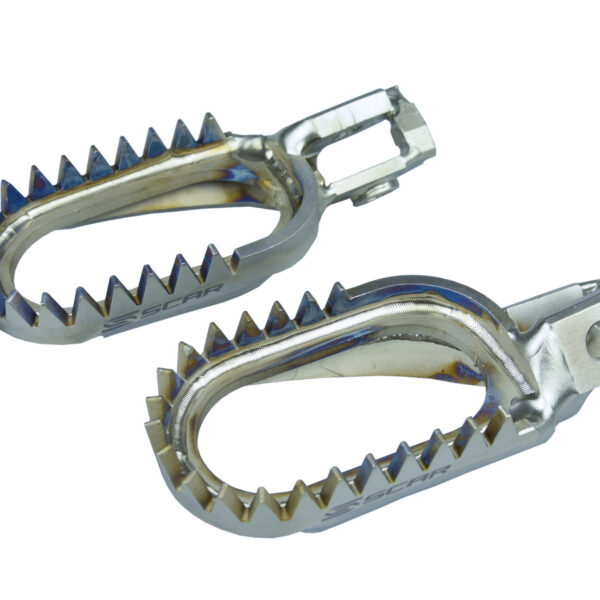 Scar Titanium Footpegs Anti Mud - Stark Varg 23-..