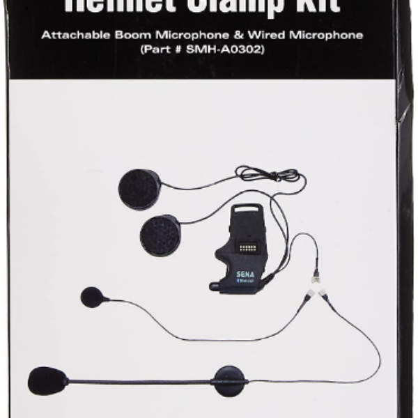 Sena Helmet Clamp Kit - Attachable Boom mic & Wired mic