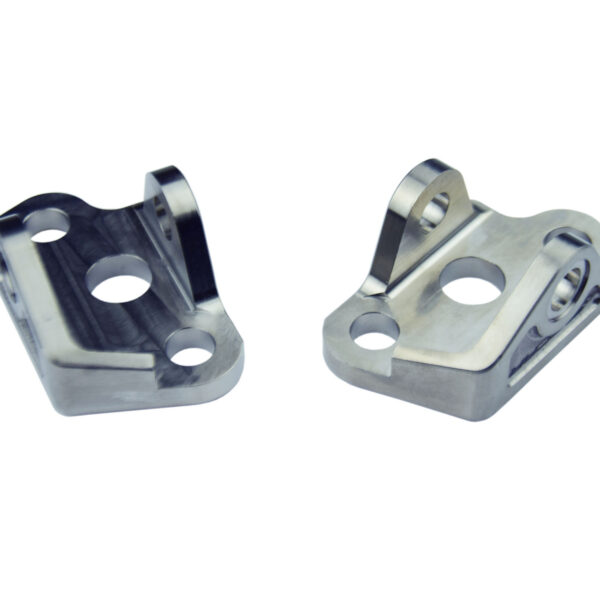 Scar Titanium Foot Peg Mount Brackets - YZ125/250 titanium Gr5-Ti