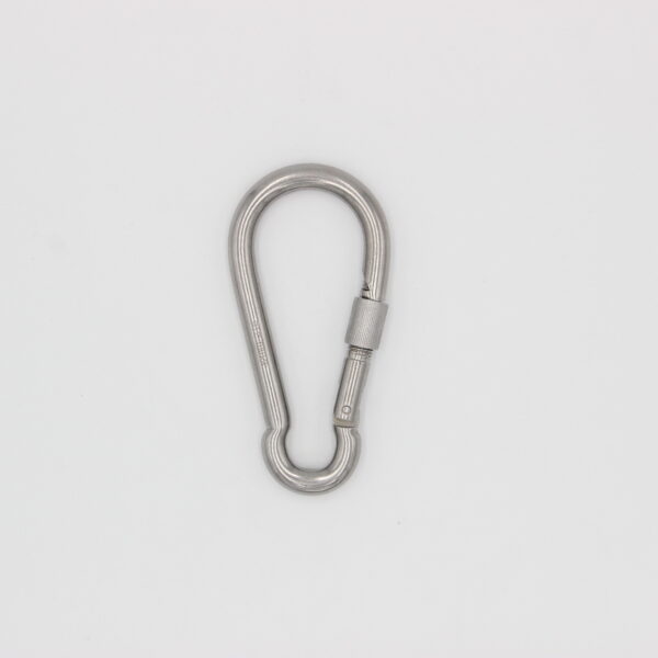 Qvarken Snap Hook with Screw galv 10mm 100mm