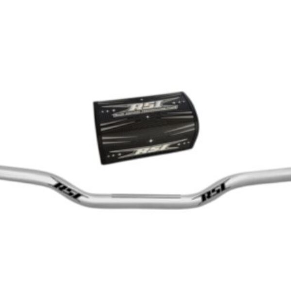 RSI Handlebar Hustler Alu Full 22mm 13degree Hooked 1" Rise Anodized Silver