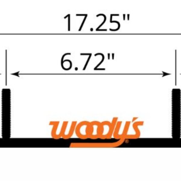 Woodys Trail Hardweld 6" 60° Runners C&A Pro