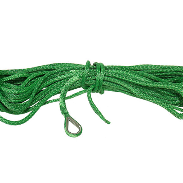 Bronco Winch Rope Green 4.5mm x 15.3M
