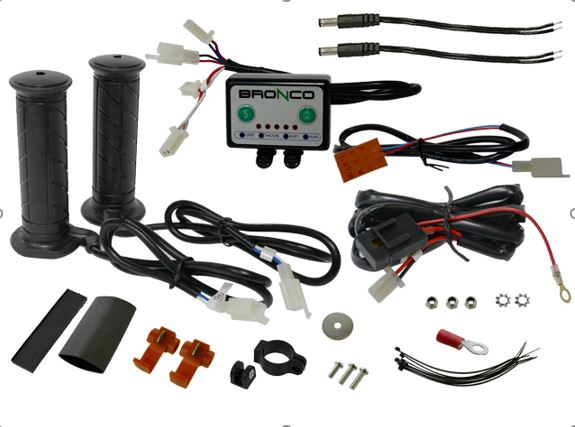Bronco Heated grips and thumb warmer kit