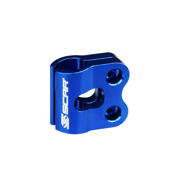 Scar Brake line clamp - Honda / Yamaha / Blue color