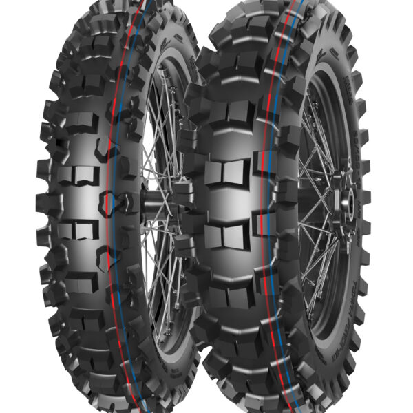 90/100 - 12 Mitas Terra Force-MX IT 46M TT Red&Blue