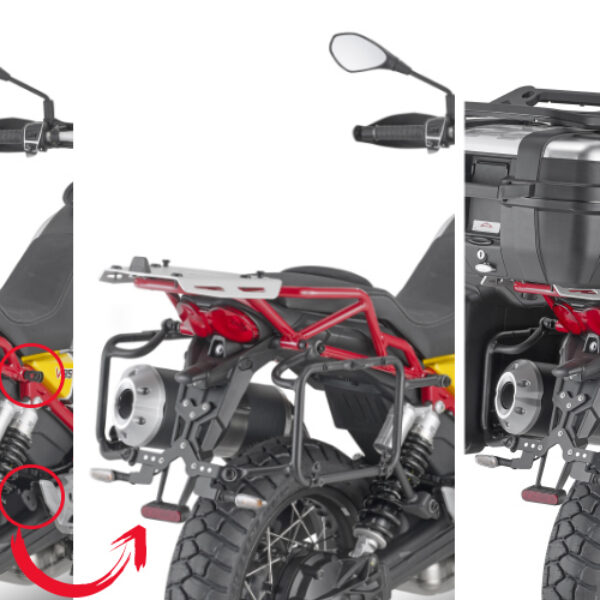 GIVI TUB.PANN.HOLDER MOTO GUZZI