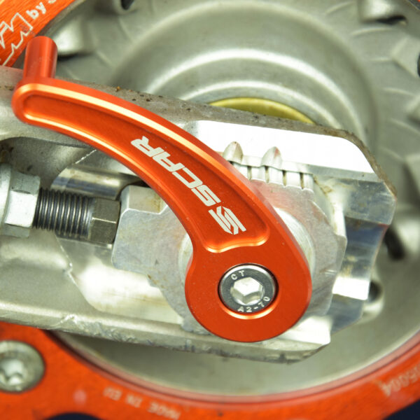 Scar Rear axle pull- KTM Husqvarna GasGas - Orange color