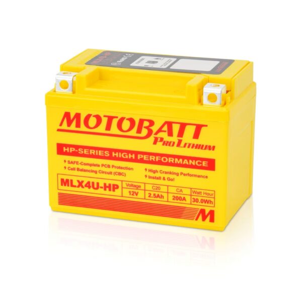 Motobatt Lithium battery MLX4U-HP