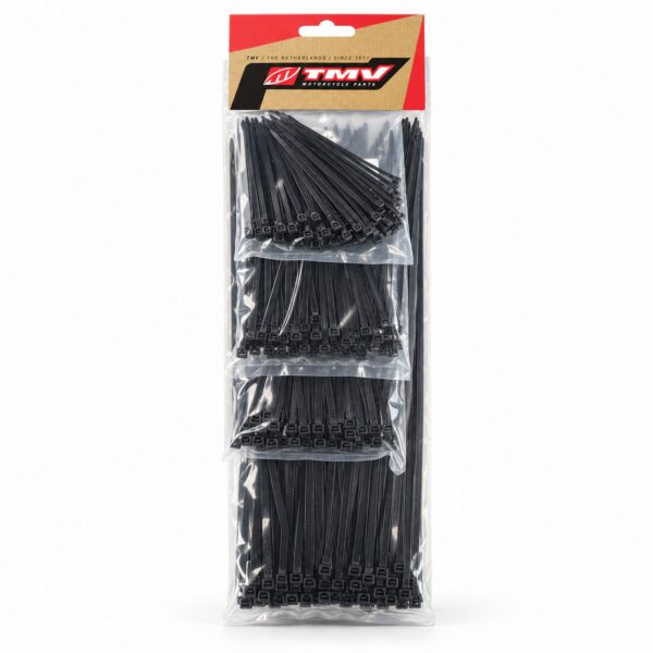 TMV Cable Ties Mix 10/15/20/30CM (400pcs) Black