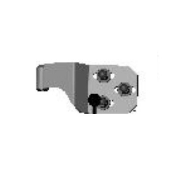 DFK Right Upper door hinge Polaris RZR 900 S/1000 S 2017->
