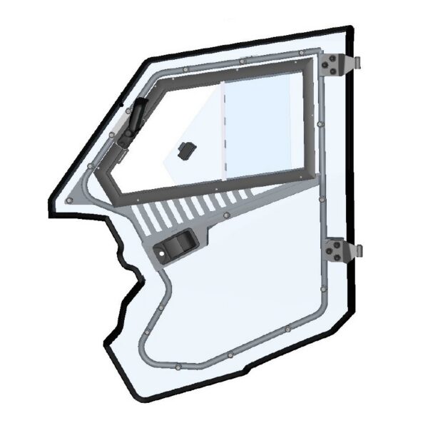 DFK Door assembly Left Polaris RZR 900 S/1000 S 2017->