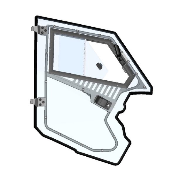 DFK Door assembly Right Polaris RZR 900 S/1000 S 2017->