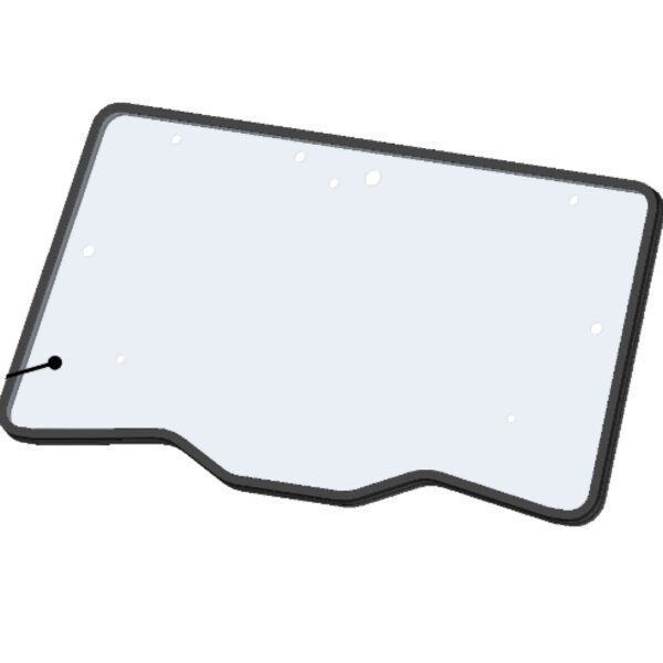 DFK Front glass + sealing Polaris RZR Trail S