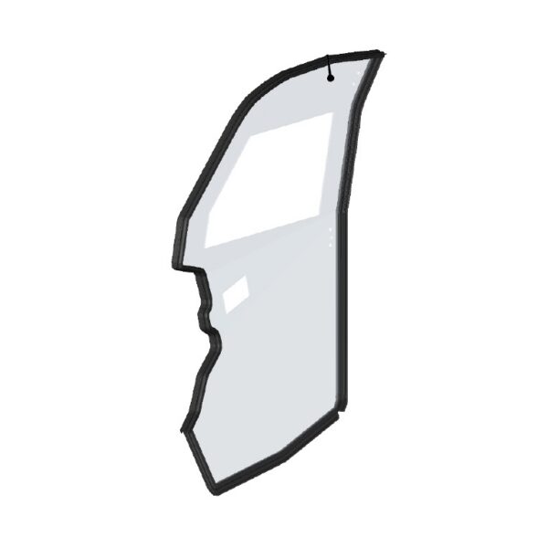 DFK Polycarbonate panel with sealing Left Polaris RZR Trail S