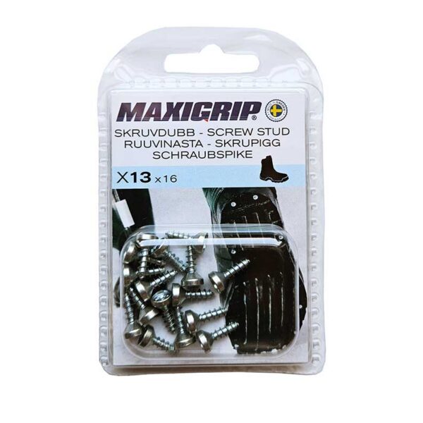MaxiGrip Studs for shoes X model 16 pcs