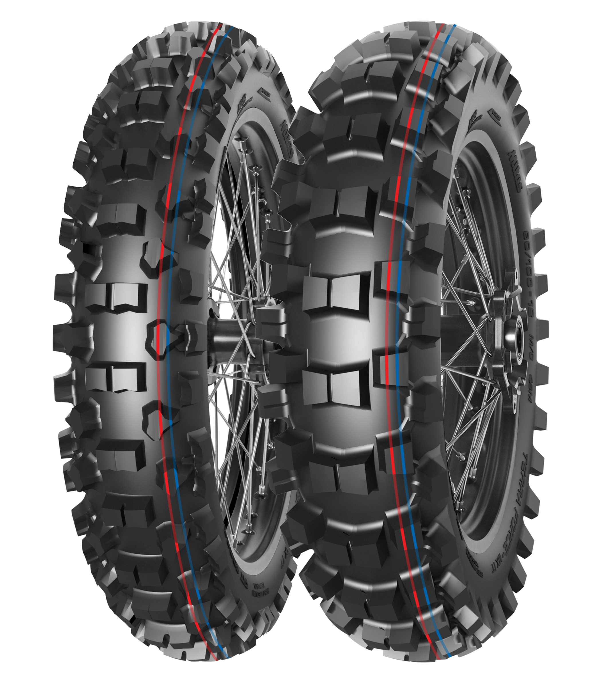 90/90 - 14 Mitas Terra Force-MX IT 46M TT Red&Blue